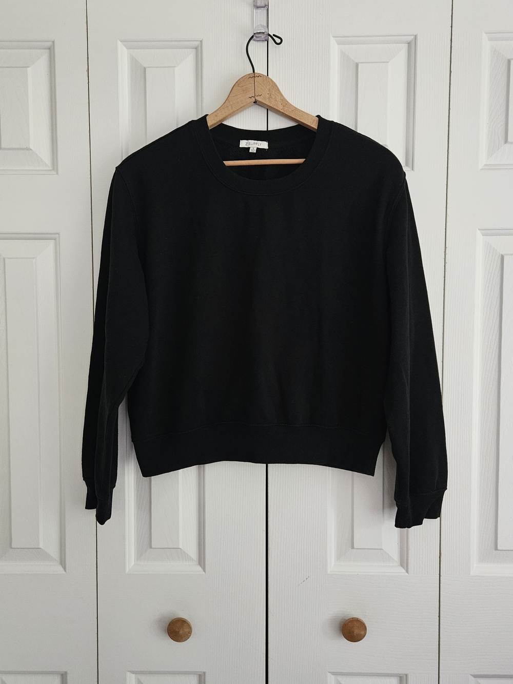 Z Supply Black Crewneck Sweater - Women's